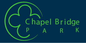 Chapel Bridge Park. logo